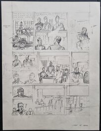 Johan De Moor - Blake et Mortimer - planche - crayonne - Original art