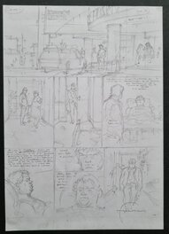 Jeremiah T24 - crayonné planche