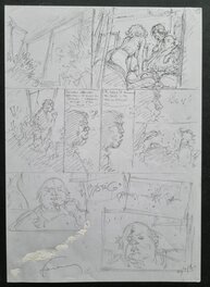 Hermann - Jeremiah T31 - crayonné planche - Planche originale