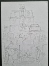 Hermann - La passeur (De Veerman) - crayonné planche - Planche originale