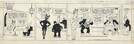 George McManus - Bringing Up Father (la Famille Illico) -  Strip du 04-08-1943 - Planche originale