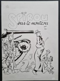 Al Severin - Spirou sous le manteau (réédition) - couverture - Couverture originale