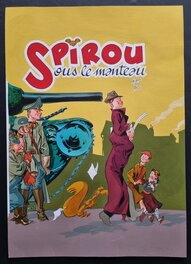 Al Severin - Spirou sous le manteau (réédition) - couverture en couleurs - Couverture originale
