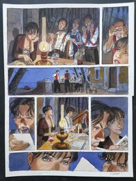 Jean-Pierre Gibrat - Matteo - 3eme epoque - planche 59 en couleurs - Planche originale