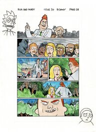 Benjamin Dewey - Rick & Morty #30 page 8 - Benjamin Dewey / Oni Press - Comic Strip