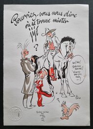 Al Severin - Spirou et Fantasio - illustration en couleurs - Original Illustration