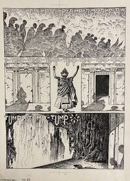 Milo Manara - L’Homme des Neiges - Planche originale