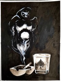 Alain Poncelet - Hommage à Lemmy - Illustration originale