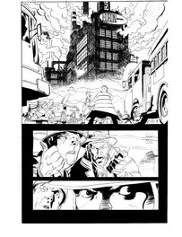 Ron Garney - Justice Leage of America (vol.III) #101 page n.1 - Comic Strip