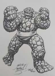 Scott Kolins - The Thing - Illustration originale