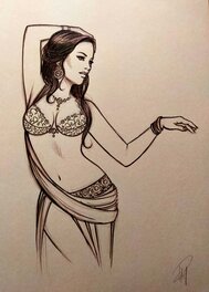 Laurent Paturaud - Mata Hari - Original art