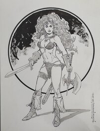 Romeo Tanghal - Red Sonja - Original Illustration