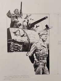 Sergio Toppi - Patton - Illustration originale