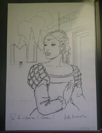 Milo Manara - Disegno di Manara Milo - Illustration originale