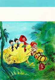 Jean Roba - 1968 - La Ribambelle aux Galopingos - Original Cover