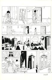 Laurent Parcelier - L'Auberge du Bossu - tome 7 - Planche originale