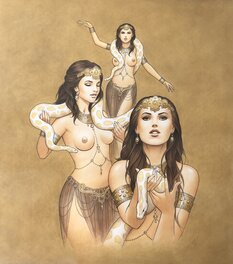 Laurent Paturaud - Mata Hari - Original Illustration