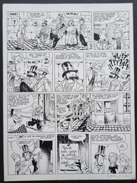 Frank Le Gall - Spirou - Les marais du temps - planche - Planche originale