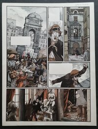 Yslaire - Sambre - révolution, révolution - planche tome 3 en couleurs - Planche originale