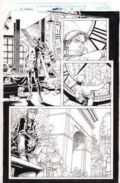 Rick Leonardi - Xman #31 page n.5 - Comic Strip