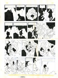 Laurent Parcelier - Parcelier - La Malédiction des sept boules vertes - tome 2 - Le Magicien - planche 10 - Planche originale