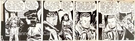 Milton Caniff - Terry et les pirates - 5 Janvier 1943 - Planche originale