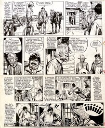 Jijé - Jerry Spring - La fille du canyon - T16 p10 - Planche originale