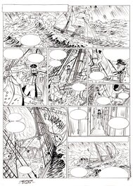 Christophe Picaud - Planche 7 ISSUE DE  "UN CAPITAINE DE 15 ANS" TOME 1 - Comic Strip