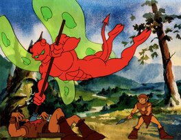Wizards, Peace alias Necron 99, cellulo de production original (Ralph Bakshi, 1977)
