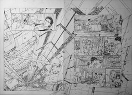 Alexandre Eremine - Hacker T1 pg 31-32 - Planche originale