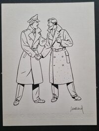 André Juillard - Blake et Mortimer - illustration - Illustration originale