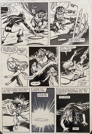 John Buscema - Magik (Illyana and Storm) - T2 p3 - Planche originale