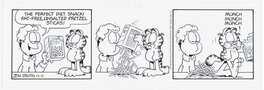 Walt Disney - Jim Davis Garfield Daily Comic Strip Original Art dated 11-11-97 (Paws/Universal Press Syndicate, 1997) - Planche originale