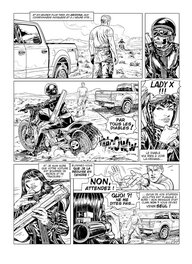 Gil Formosa - BUCK DANNY - LADY X - Planche originale