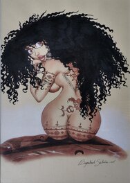 Sabrina Ringenbach - Hommage à Miralles - Original Illustration