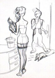 Dessin préparatoire Dessin préparatoire