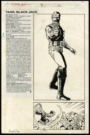 David Day - Ohotmu Update '89 #7 : Black Jack Tarr - Original Illustration