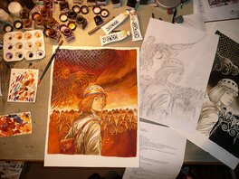 Travail chez l'artiste Travail chez l'artiste