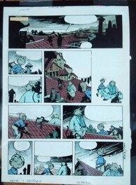 Mise en couleurs originale pour la planche 14 de l'épisode "un goût d'orage" intégré à l'album "Le mangeur d'archipels" (page 29)