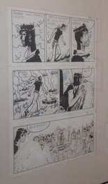 Hugo Pratt - Page from Mu - Corto Maltese - Planche originale