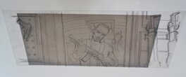 Vue de l'arrière du dessin Vue de l'arrière du dessin