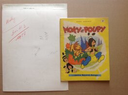 L'album FLEURUS du Moky 2 de 1960 ( non joint ) avec Le Verso de La Planche 11 avec indication , etc... L'album FLEURUS du Moky 2 de 1960 ( non joint ) avec Le Verso de La Planche 11 avec indication , etc...
