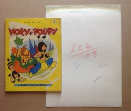 L'album FLEURUS du Moky 2 de 1960 ( non joint ) avec Le Verso de La Planche 9 avec indication , etc...