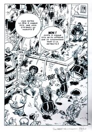 Stédo - Les Pompiers (Sacré numéro - planche 790) - Planche originale