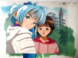 Madhouse - DNA2 Anime Cel - Karin Aoi & Ami Kurimoto - Œuvre originale