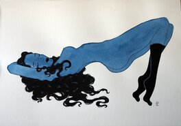 Guillaume Ringaud - Bleu - Original Illustration