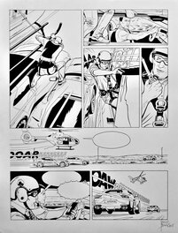 Marc Bourgne - Planche originale 39 du tome 11 Michel Vaillant - Comic Strip