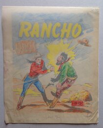 La couverture avec son calque de couleur d'indication pour le PF Rancho 39 de 1957 au format entier