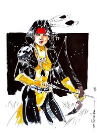 R.M. Guéra - Dani Moonstar - Illustration originale