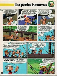 Spirou 1884 - Les Petits Hommes - Les corsaires du XVIIème - Page 39 du magazine.